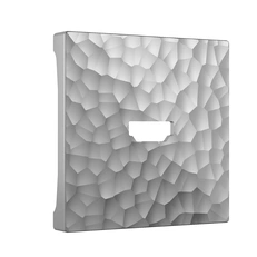 Изображение Накладка для розетки HDMI Hammer (серебряный) W1296006